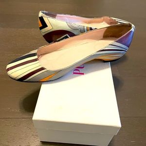 Emilio Pucci Zucca Ballet flats